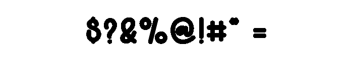Sticky Price Font OTHER CHARS