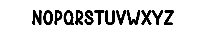 Sticky Price Font UPPERCASE