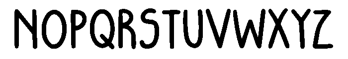 Sticky Tofus Regular Font UPPERCASE