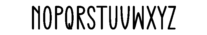 Stickyrace Sans Font LOWERCASE