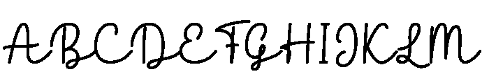 Stickyrace Script Font UPPERCASE