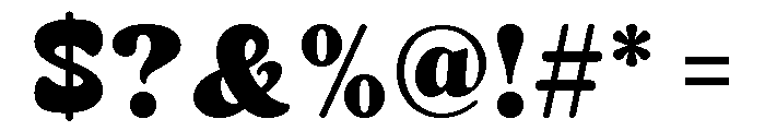 Stiffy Bubble Regular Font OTHER CHARS