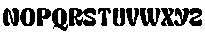 Stiffy Bubble Regular Font UPPERCASE