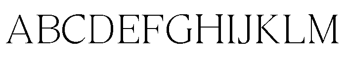 Stigma Thin Font UPPERCASE