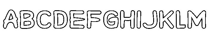 Stiker Outline Regular FONT