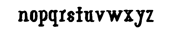 Stiltfin Font LOWERCASE