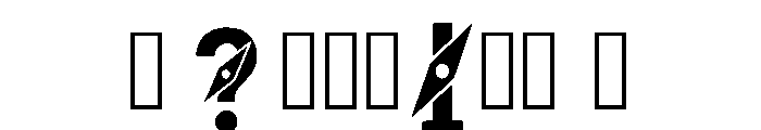 Stipple Regular Font OTHER CHARS