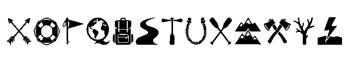Stipple Regular Font LOWERCASE