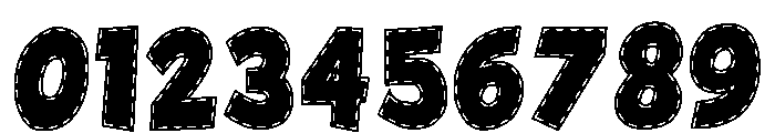 Stitch Bolder Regular Font OTHER CHARS