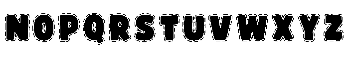 Stitch Chubby Regular Font LOWERCASE