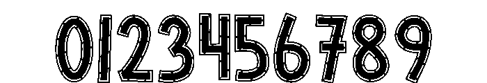 Stitch Cutes Regular Font OTHER CHARS