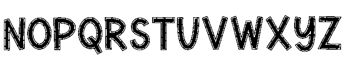 Stitch Cutes Regular Font UPPERCASE
