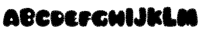 Stitch Display Font UPPERCASE