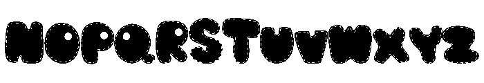 Stitch Display Font UPPERCASE