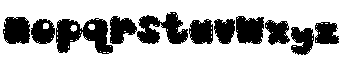 Stitch Display Font LOWERCASE