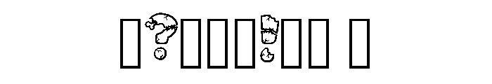 Stitched Undead By Sque Regular Font OTHER CHARS