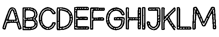 StitchedUp Font UPPERCASE