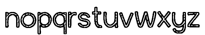 StitchedUp Font LOWERCASE