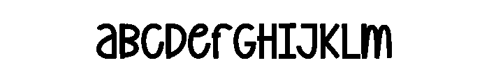 Stocking Handmade Font UPPERCASE