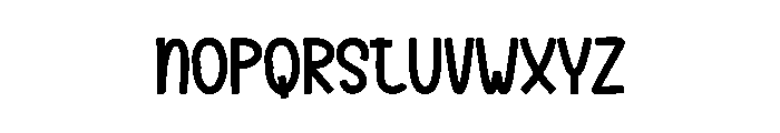 Stocking Handmade Font UPPERCASE