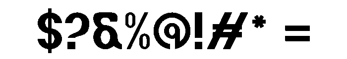 Stogic Font OTHER CHARS
