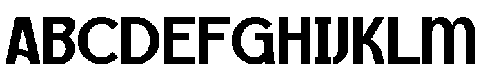 Stogic Font UPPERCASE