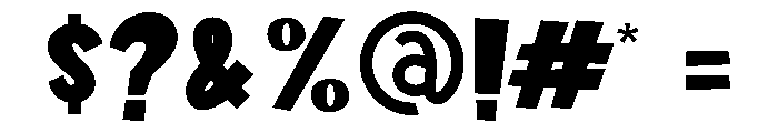 Stone Fang Regular Font OTHER CHARS