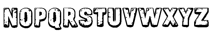 Stone Fired Font LOWERCASE