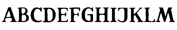 Stoneforge Regular Font UPPERCASE