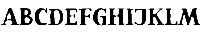 Stoneforge Rough Font UPPERCASE