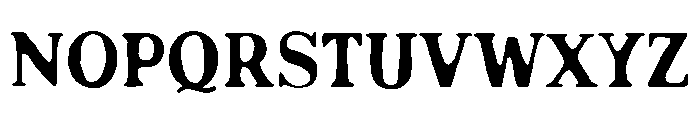 Stoneforge Rough Font UPPERCASE