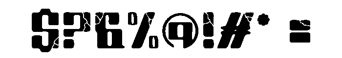 Stoner Hexago Font OTHER CHARS