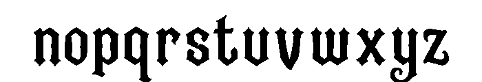 Stonewick Font LOWERCASE