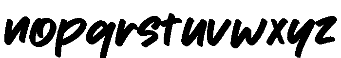 Stop Bully Font LOWERCASE