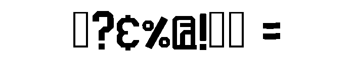 Storage Army Regular Font OTHER CHARS