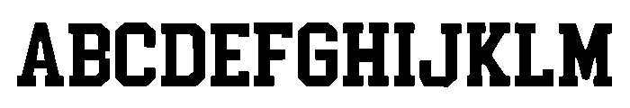 Storage Army Regular Font UPPERCASE