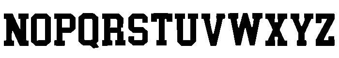 Storage Army Regular Font LOWERCASE