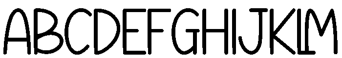 Stories Handmade Font UPPERCASE