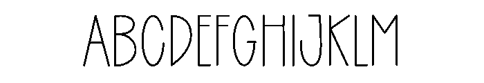 Stories Minimalist Font UPPERCASE