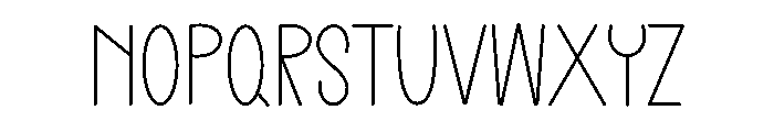 Stories Minimalist Font UPPERCASE