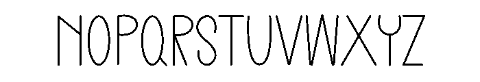 Stories Minimalist Font LOWERCASE