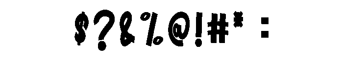 Stories October Font OTHER CHARS
