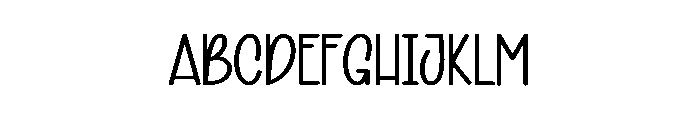 Stories School Font UPPERCASE
