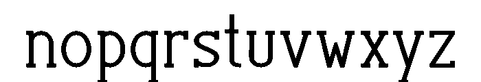 Stories Typewrite Bold Font LOWERCASE