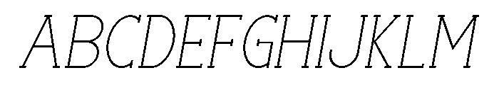 Stories Typewrite Italic Font UPPERCASE
