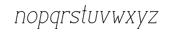 Stories Typewrite Italic Font LOWERCASE