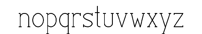 Stories Typewrite Regular Font LOWERCASE