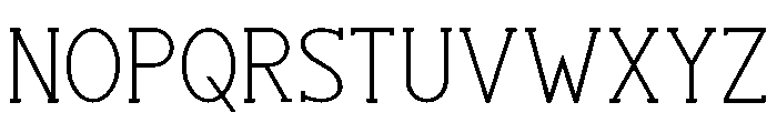 Stories Typewrite Semi Bold Font UPPERCASE