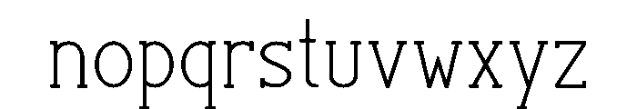Stories Typewrite Semi Bold Font LOWERCASE