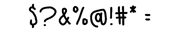 Storke Font OTHER CHARS